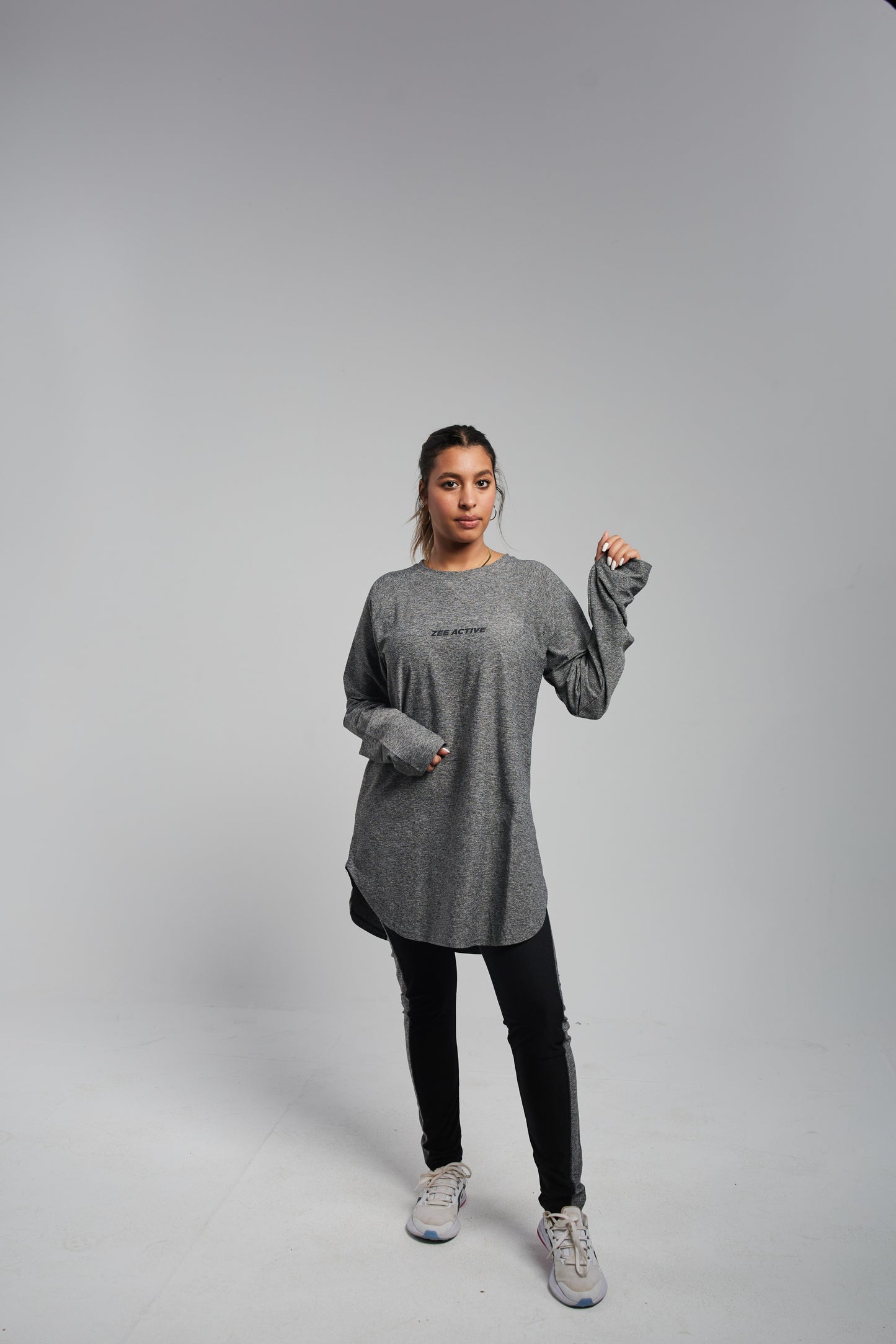 T-shirt long sleeve Gray