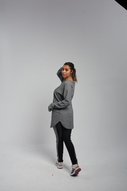 T-shirt long sleeve Gray